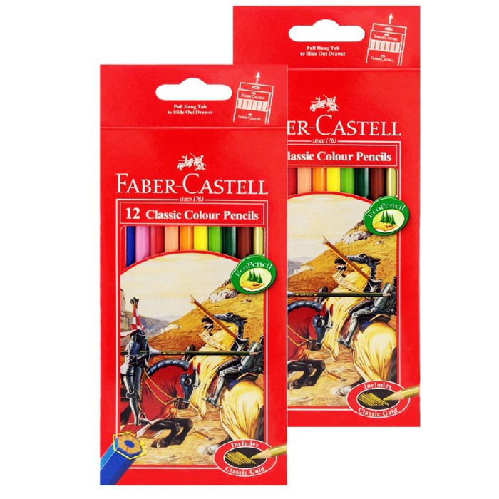 

Pensil 12 Warna Faber Castel