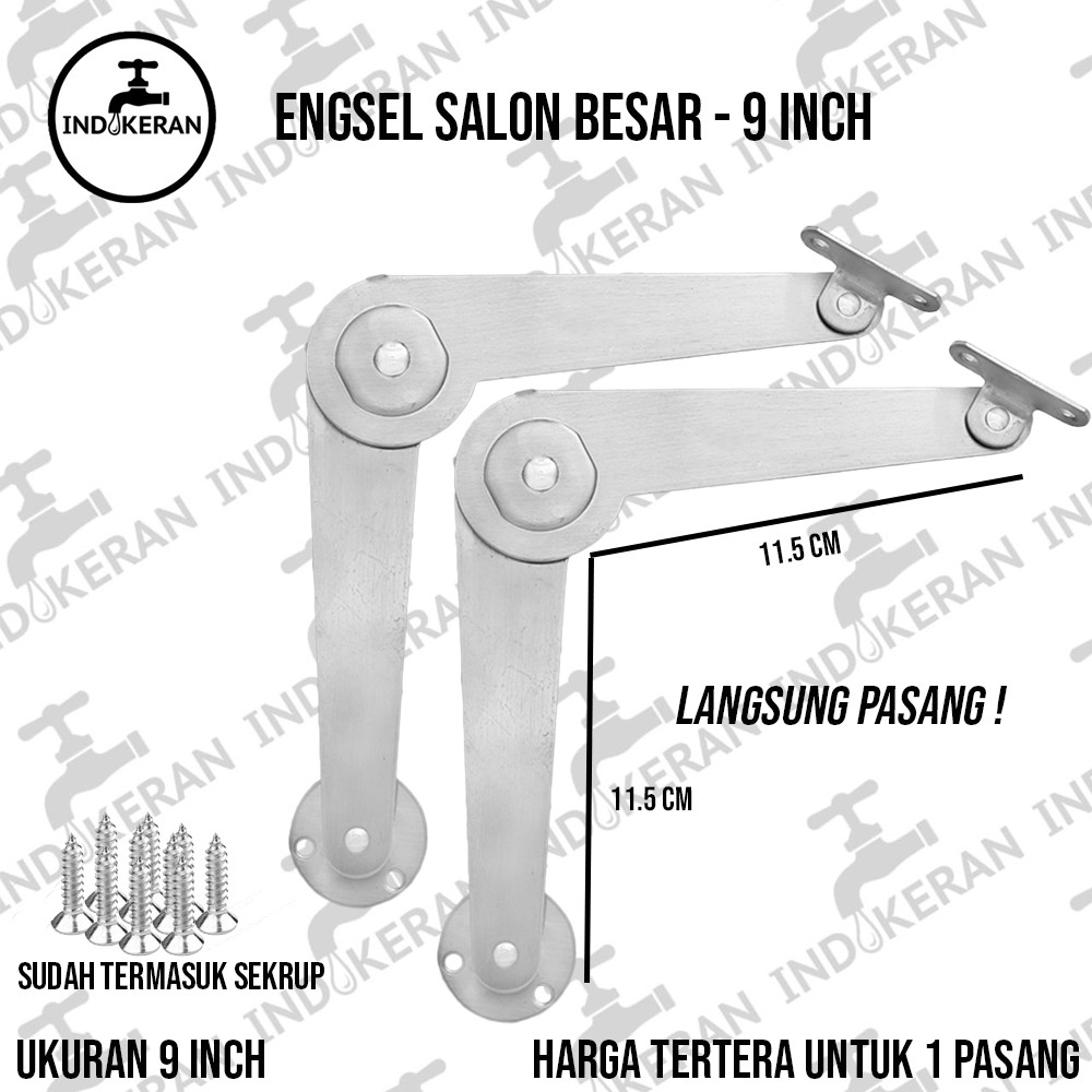 INDOKERAN - Engsel Salon Besar - 9 Inch