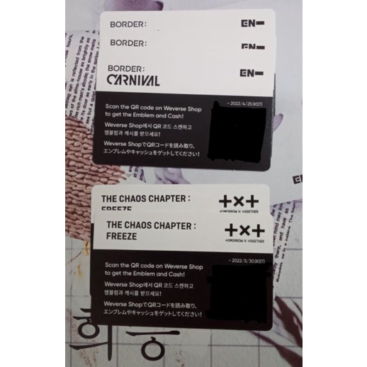 QR CODE ENHYPEN DILEMMA TXT FIGHT OR ESCAPE