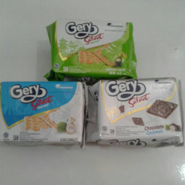 

Gery salut malkis coconut/ chocolate coconut/ matcha late 105 gr