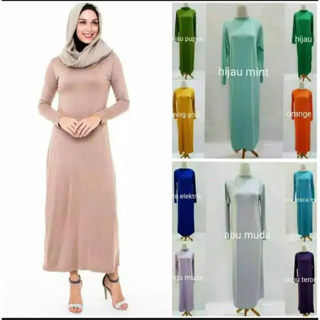 Manset Gamis / Dalaman Kaftan / Manset / Gamis dalaman / dalaman polos / Inner Gamis