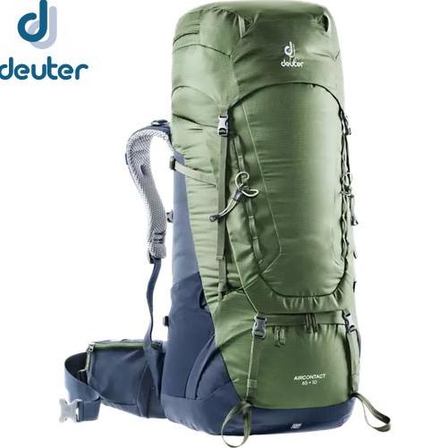 Deuter Aircontact 65+10 Tas Gunung Original / Tas Hiking / Tas Carrier - Hijau