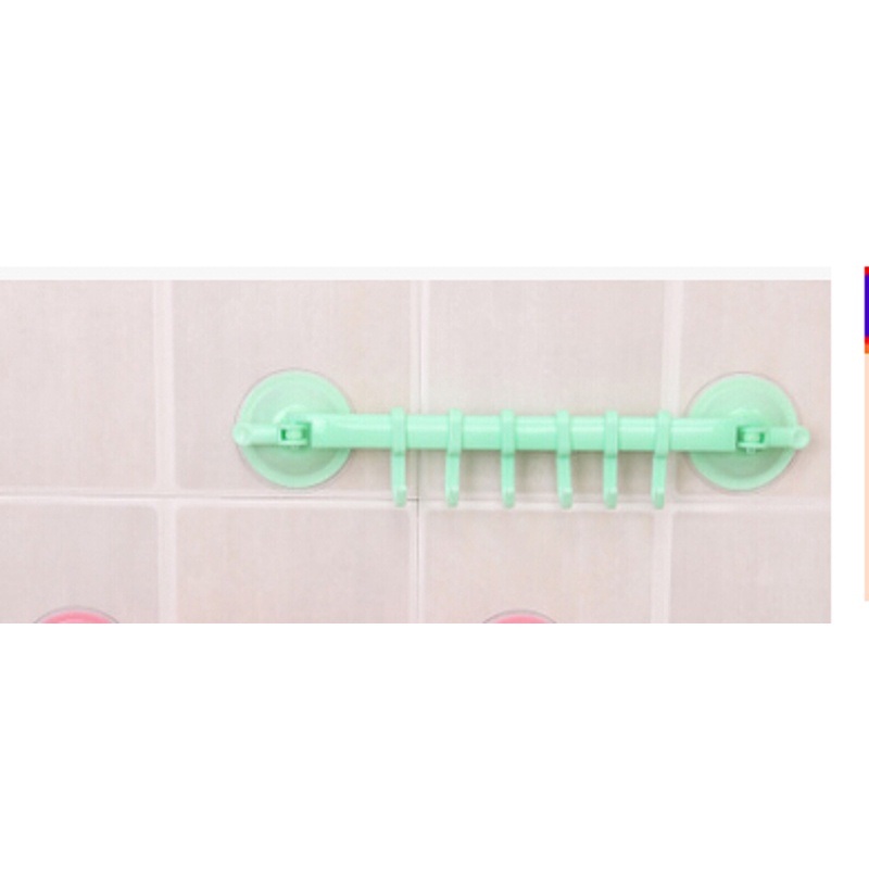 Zzz Alat Dapur Kamar Mandi Powerfull Vacuum Suction Cup Hanger Dengan 6kait Decorat