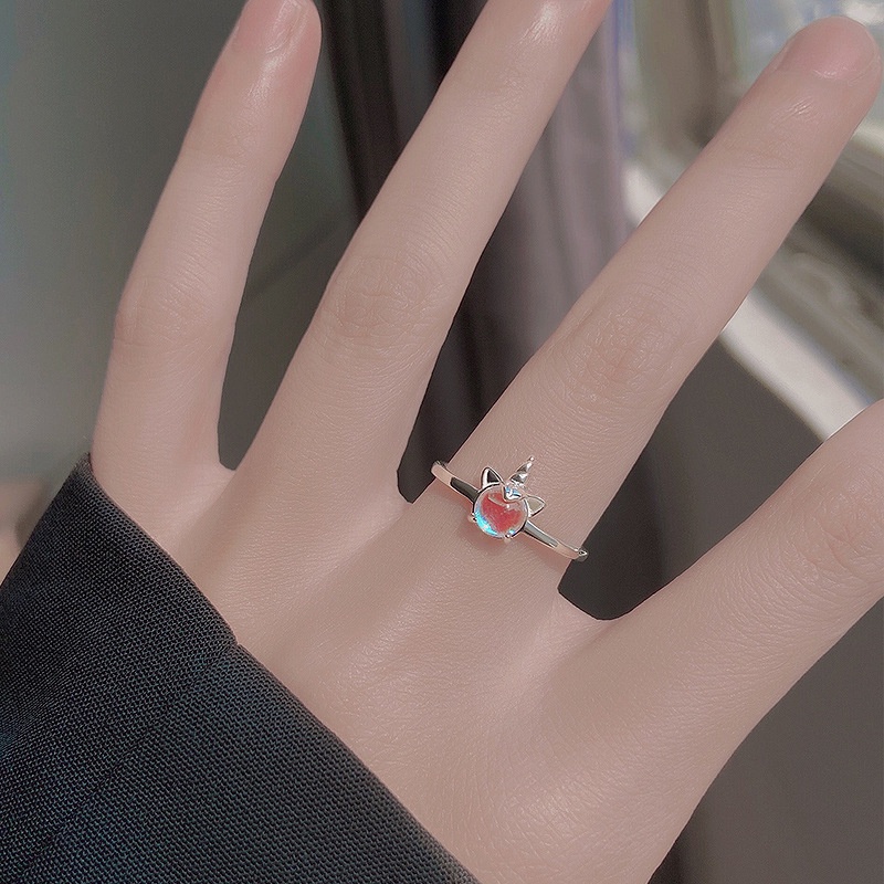 Cincin Jari Telunjuk 925 Sterling Silver Desain Kupu-Kupu Untuk Wanita