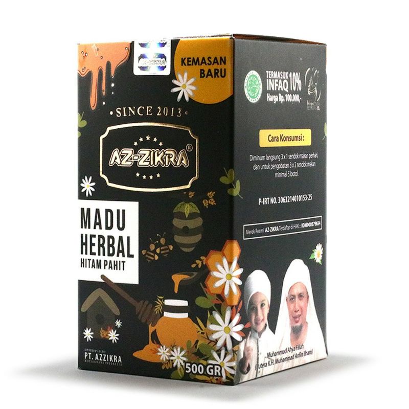 

Az-Zikra Madu Herbal Hitam Pahit 500gr