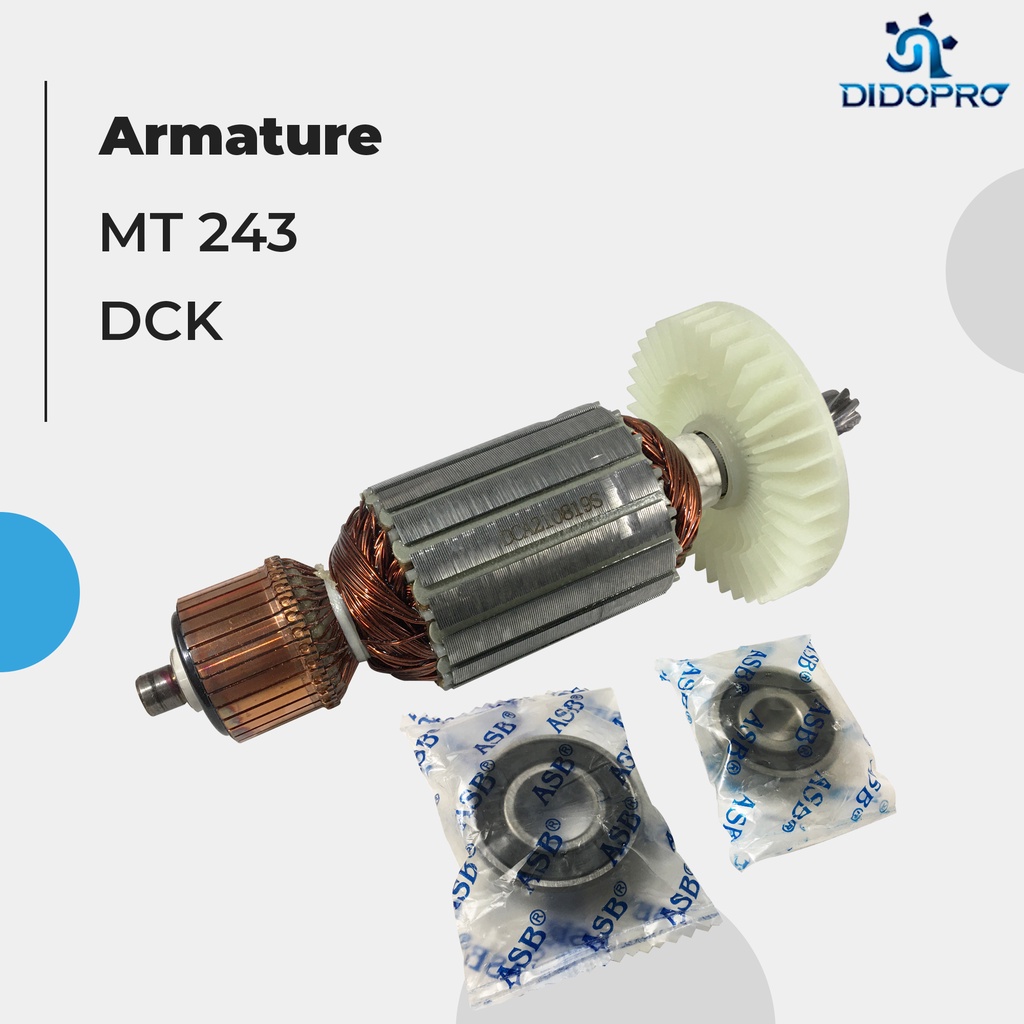 DCK ARMATURE ANGKER MT243 UNTUK MESIN CUT OFF MAKTEC MT 243