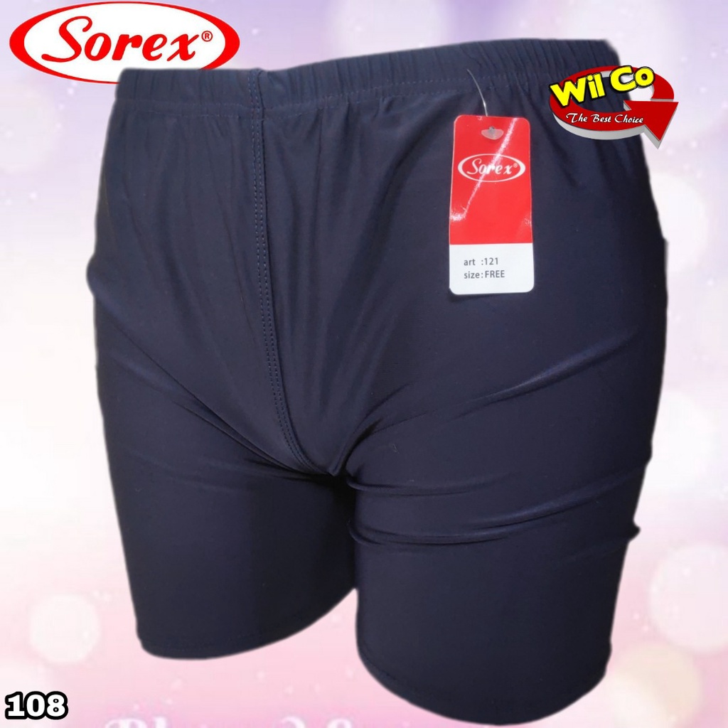 K108 - (Harga Per 1 Potong) SHORTPANTS CELANA DALAM STRETCH PENDEK WANITA SOREX FREE SIZE