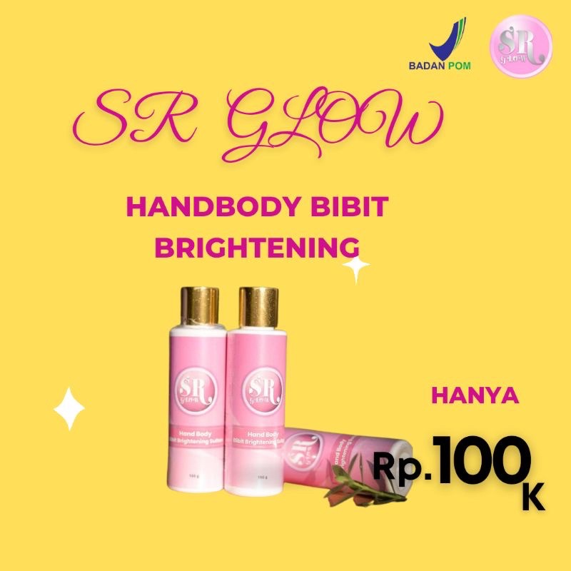 HANDBODY BIBIT BRIGHTENING SR GLOW BPOM