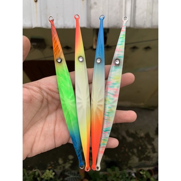 Metal Jig Diamond Full Glow in the dark gid 200gr 100gr 80gr DpFs