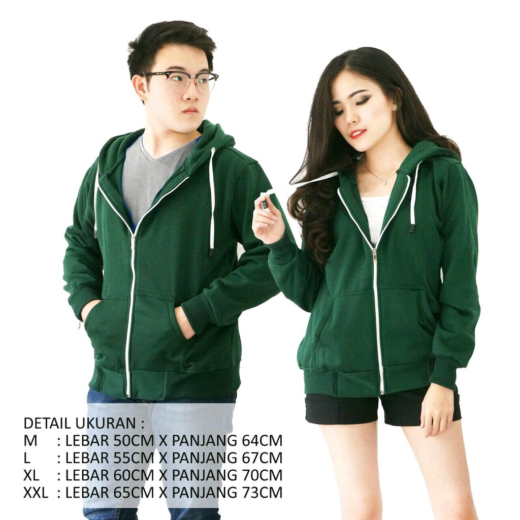 JAKET POLOS ROYAL HOODIE ZIPPER SIZE M-XXL FOTO KE 1 (PRIA & WANITA)-7
