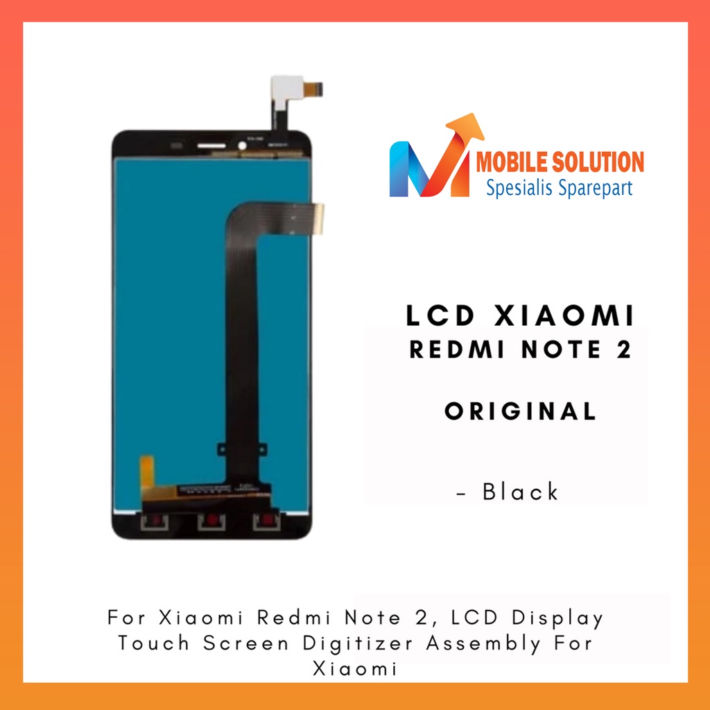 Grosir LCD Xiaomi Redmi Note 2 ORIGINAL 100% Fullset Touchscreen Garansi 1 Bulan + Packing / Bubbel