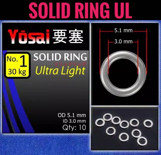 Solid Ring UL Sangat Kuat Solid ULtralight