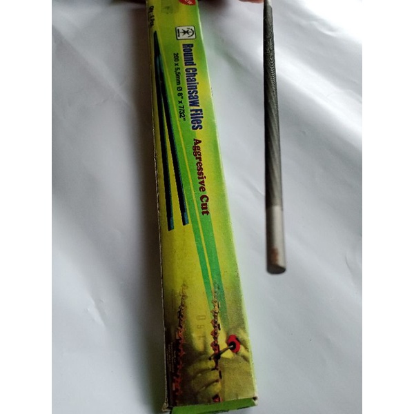 kikir besi bulat kikir chainsaw sinso 20 x 5,5 mm