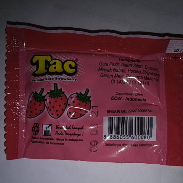 Permen Tac Tac Ciz Ciz 1 Renteng 10Pcs