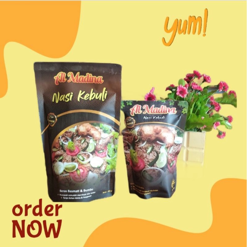

Beras Basmati bumbu kebuli almadina kemasan 350 gr