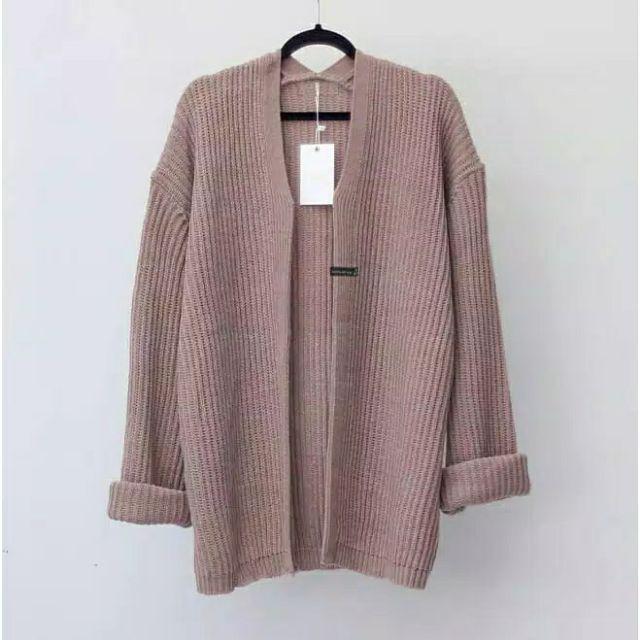 [BISA COD] CARDIGAN RAJUT BERSKA PREMIUM.-Burgundy