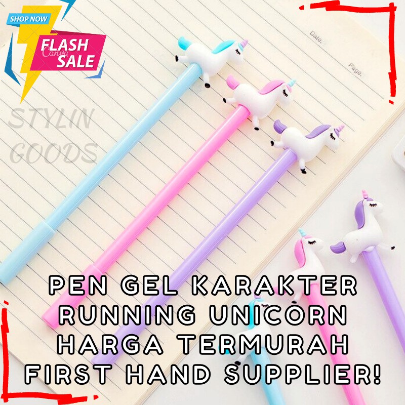

PULPEN GEL KARAKTER UNICORN LUCU TRUSTED MURAH BAGUS BOLPEN IMUT PENA LUCU TERMURAH READY COD