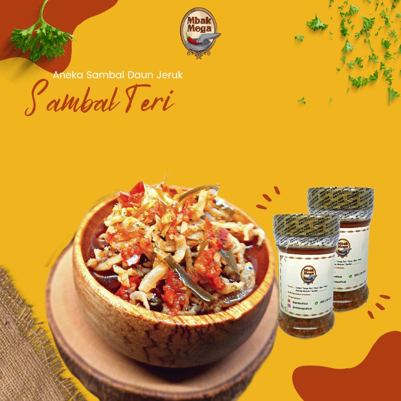 

TERMURAH! Sambal Teri Daun Jeruk 300gr | Sambal Teri Pedas | Sambal Teri