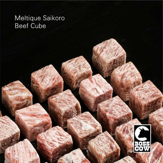 

Premium Saikoro Cube Beef Wagyu Meltique Grade Super