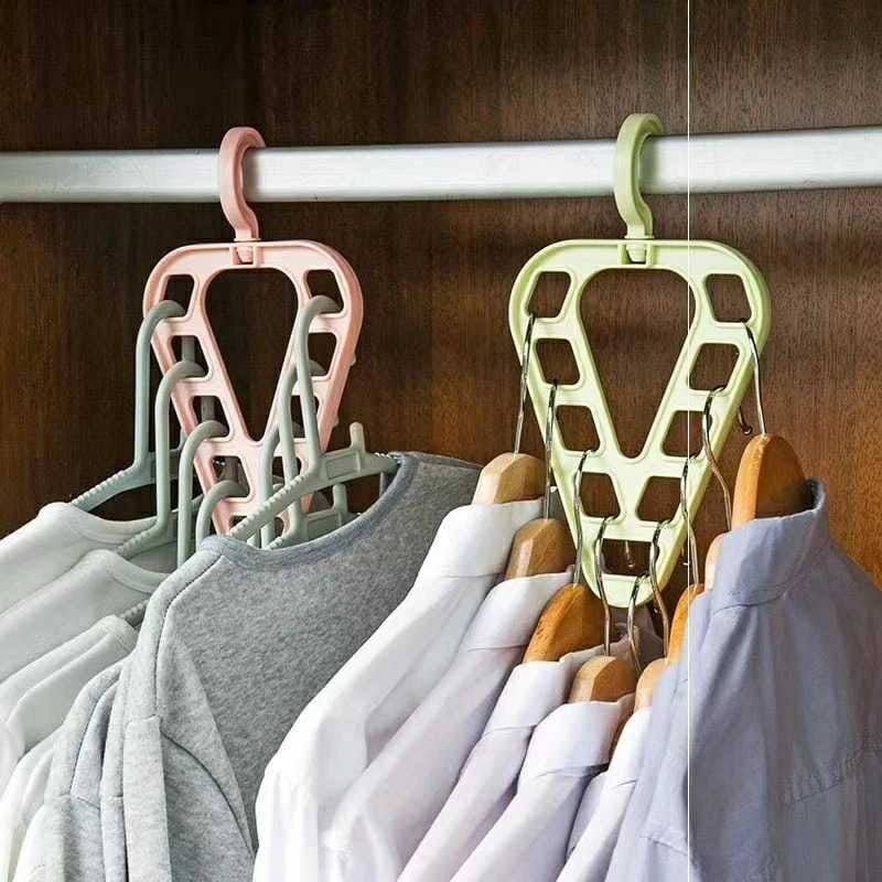 Hanger Holder Gantungan Pakaian 9 Lubang multifungsi