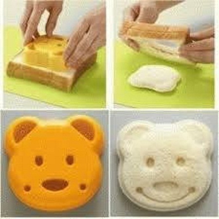 Cetakan Roti Beruang Bisa Untuk Nasi Juga - Cetakan Nasi Bekal Anak BEAR - Cetakan Bento Nasi Roti - Sandwich Mold BEAR