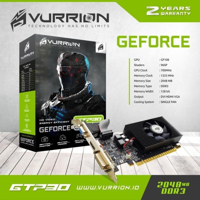 VURRION GT730 2GB DDR3 | VGA Card Vurrion GT 730