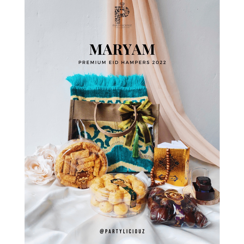 

MARYAM - HAMPERS LEBARAN IDUL FITRI PARCEL PARSEL GIFT SOUVENIR KADO ALAT SHOLAT