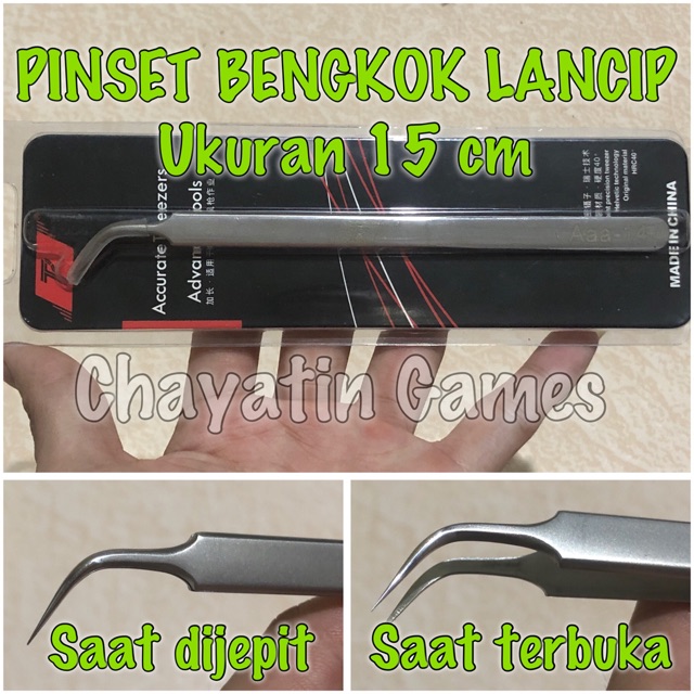 PINSET BENGKOK BESAR LANCIP 15,5cm