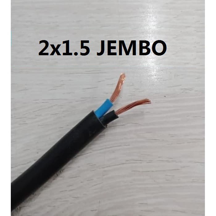 Kabel NYYHY Jembo 2x1,5 50 meter / Kabel Serabut NYYHY 2x1.5 50m