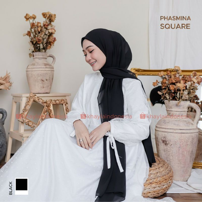 Pashmina Square Original by Khayla Hijab Preloved