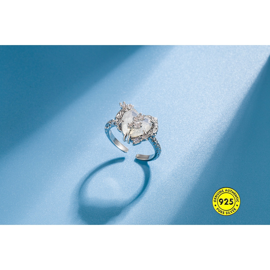 Kalung S925 Silver Zircon Bentuk Hati Tahan Air Untuk Wanita