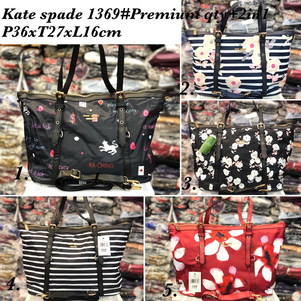 TAS KATE SPADE 2 IN 1 PREMIUM IMPORT 1369/TOTE BAG/TAS SLEMPANG