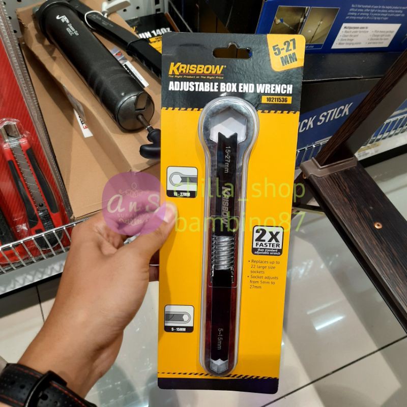 Kunci Ring Universal Serbaguna Kunci Ring Adjustable 5-27 Mm