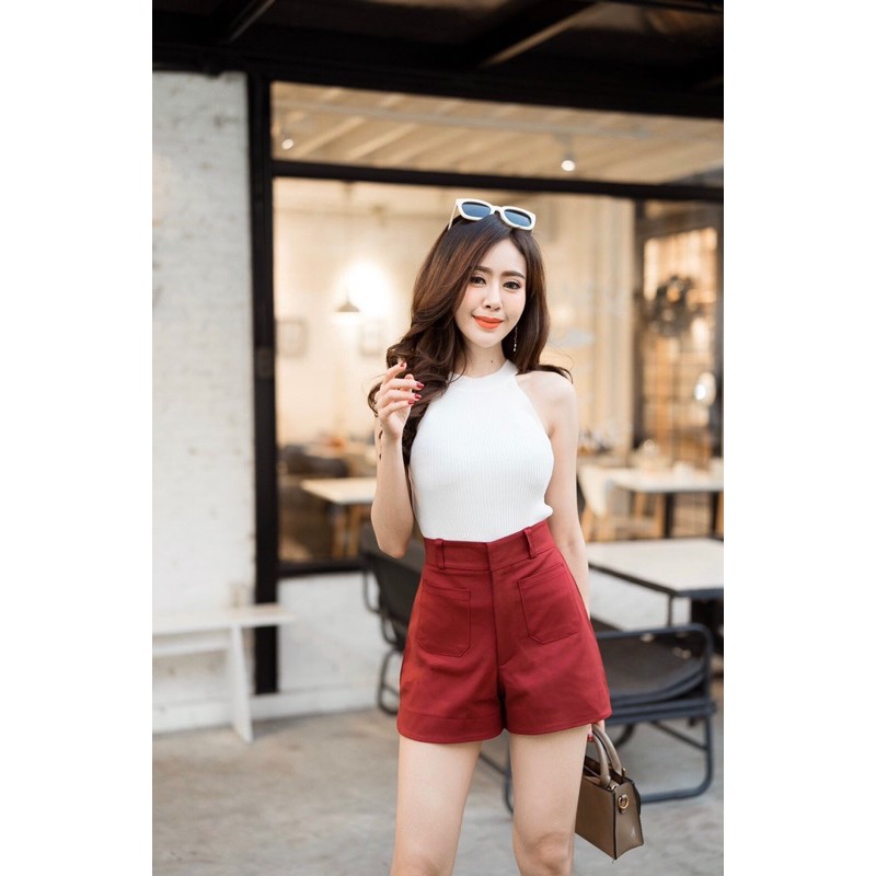 HOTPANTS TON BEWRY MODEL KANTONG DEPAN/HOTPAND HIGHWAIST BANGKOK (CLBRY005)