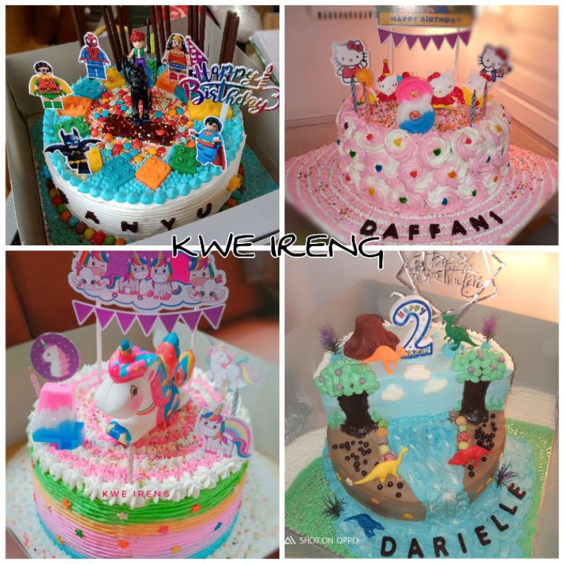 

Kue ulang tahun birhday cake karakter custom