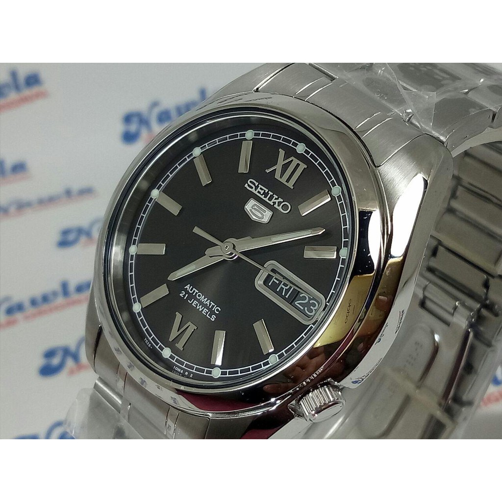 Seiko 5 SNKL55K1 Automatic Black Dial - Jam Tangan Pria SNKL55