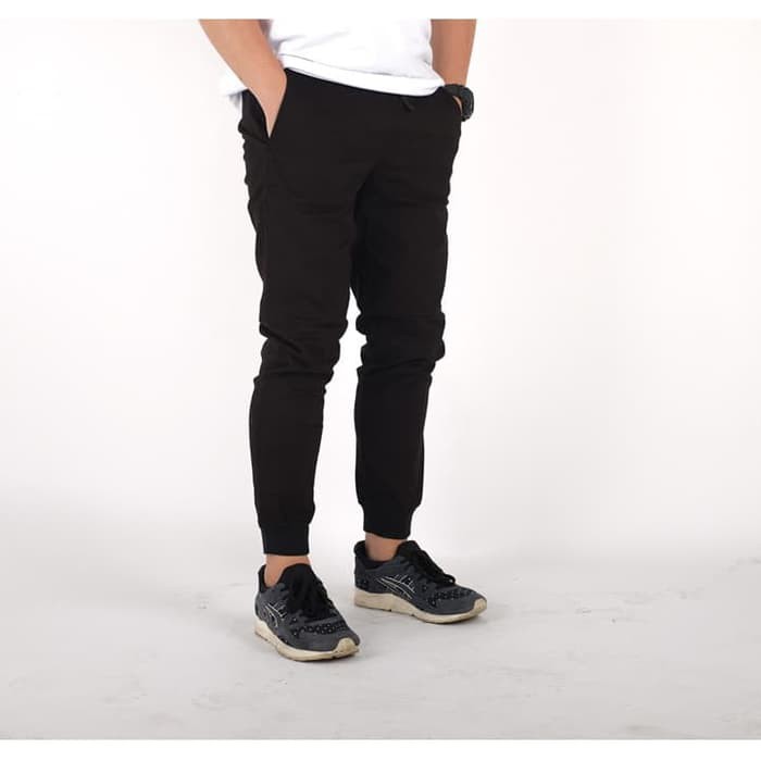 Celana Jeans Pria Biru Tua Slimfit Sobek Cowok Ripped Jeans  7330VW  Jogger Pria Hitam | Jogger | Pa
