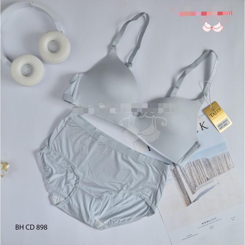 BH SET 898 TALLY TANPA KAWAT PUSH UP BRA 1 SET BRA TALLY SEAMLESS BHAN LICIN NON KAWAT - BH SET TALLY - BAHAN LEMBUT - ARA98STORE