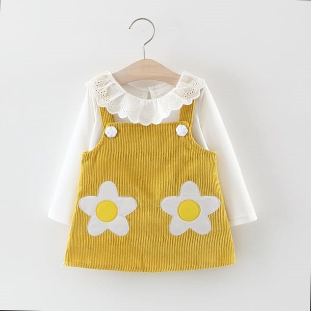 Bayi - 2 TAHUN | Dress Korea Chon Hee - Dres Fashion Korean Overall Baby Kualitas Import Anak Perempuan Gaun