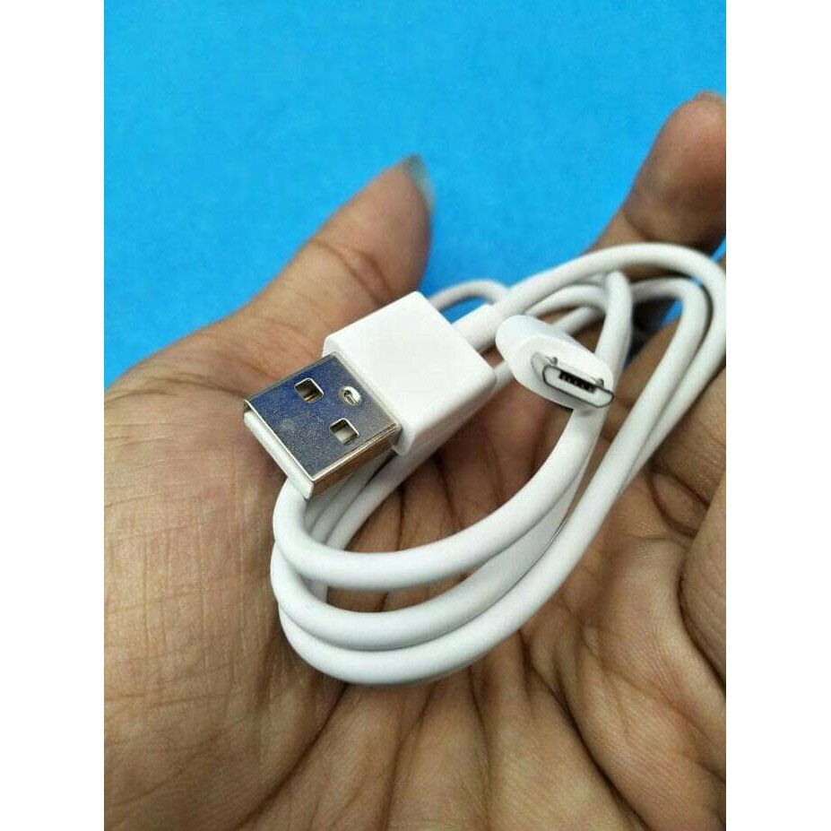 KABEL DATA /KABEL CHARGER XIAOMI REDMI NOTE 5A MICRO USB FAST CHARGING - PUTIH