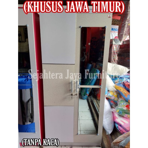 (JAWA TIMUR) Lemari 2 Pintu Olympic / Lemari Olympic 2 Pintu Original (TANPA KACA)