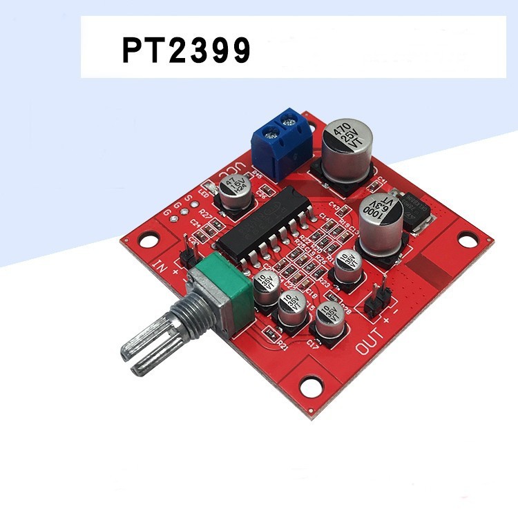 kit reverb PT2399 audio kit echo reverb 12V mic microphone eco efek