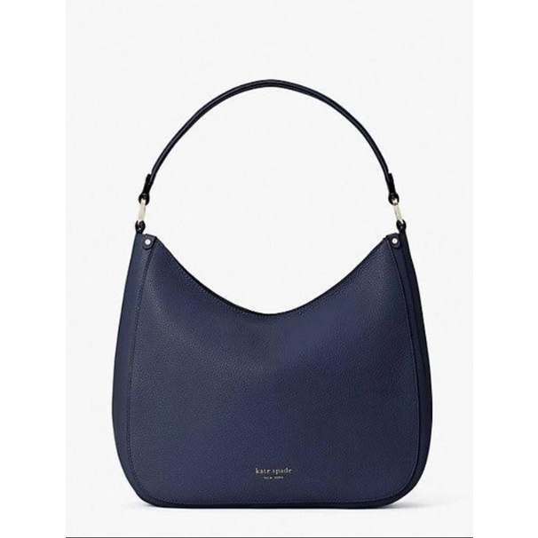 KATE SPADE ROULETTE HOBO BAG NAVY