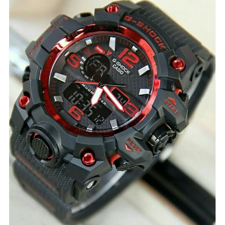 JAM TANGAN PRIA CASIO G SHOCK GWG1000 BLACK RED