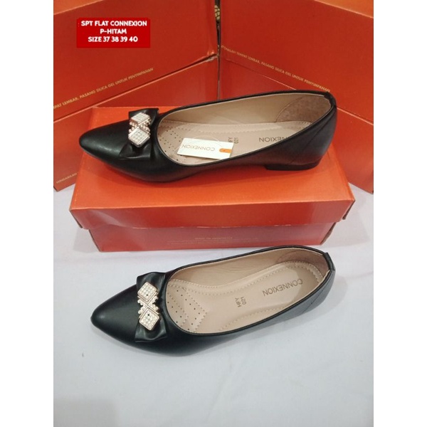 SEPATU WANITA / FLAT SHOES CONNEXION BRANDED MATAHARI MURAH FLTSHSCNNX007