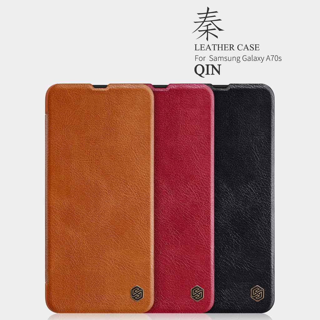 Flip Cover SAMSUNG Galaxy A70s Nillkin Qin Leather Flip Case Original