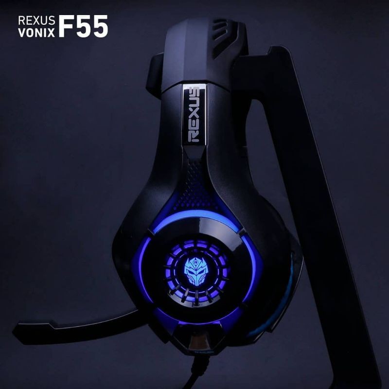 HEADSET GAMING LED + MICROPHONE GAMING HEADPHONE REXUS