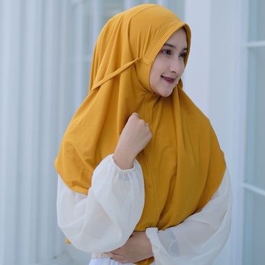 Bergo Shafa Marron Premium by Shaniehijab