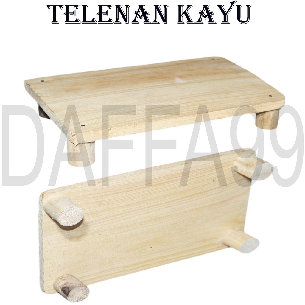 Talenan Kayu Pinus 30x15cm MURAH TEBAL / Wooden Cutting Board (tampel pingul)