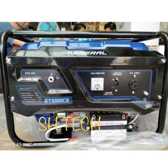 GENSET GENERAL ET 5000 CE 3000 WATT ET5000 STARTER terlaris